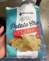 Mängden socker i Natural potato chips