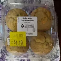 Mängden socker i Jalapeño Corn Muffins