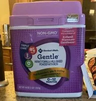 Mängden socker i Gentle Infant Formula