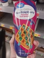 Mängden socker i Blue Raspberry Flavored Fruit Spread
