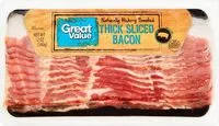 Mängden socker i Naturally Hardwood Smoked Thick Sliced Bacon