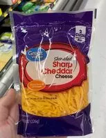Mängden socker i Shredded Sharp Cheddar