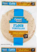 Mängden socker i Whole Wheat Flour Tortillas