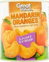 Mängden socker i Mandarin Oranges In Light Syrup