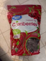 Mängden socker i All Natural Dried Cranberries