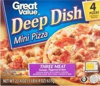 Mängden socker i Deep Dish Mini Pizza