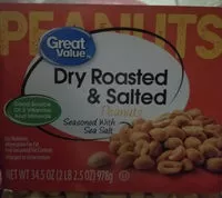 Mängden socker i Dry roasted peanuts