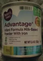 Mängden socker i Parent's Choice