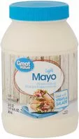 Mängden socker i Great value, mayonnaise, light, light