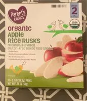 Mängden socker i Apple rice rusks