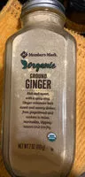 Mängden socker i Organic ground ginger
