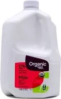 Mängden socker i Great Value Organic Skim Milk, 1 Gallon