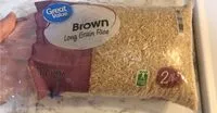 Mängden socker i Brown Long Grain Rice