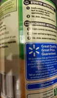 Mängden socker i Great Value No Salt Added Sweet Peas, Canned Sweet Peas, 15 oz Can