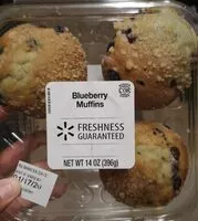 Mängden socker i Blueberry muffins