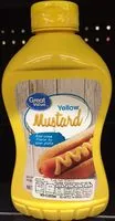 Mängden socker i Yellow mustard