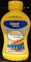 Mängden socker i Yellow Mustard