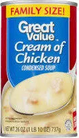 Mängden socker i Cream Of Chicken Condensed Soup