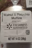 Mängden socker i Walnut & Pistachio Muffins