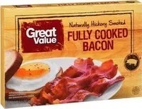 Mängden socker i Fully Cooked Natural Hardwood Smoked Bacon