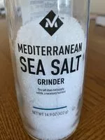 Mängden socker i mediterranean sea salt