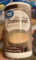 Mängden socker i Whole grain oatmeal