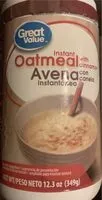 Mängden socker i Avena con canela instantanea