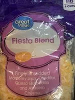 Mängden socker i Fiesta blend cheese