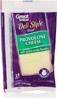 Mängden socker i Deli Style Sliced Provolone Cheese