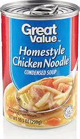 Mängden socker i Homestyle Chicken Noodle Condensed Soup