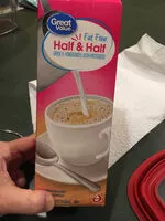 Mängden socker i Half and half