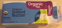 Mängden socker i Organic Salted Butter