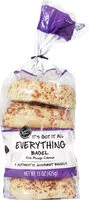 Mängden socker i Bagel, Asiago Cheese