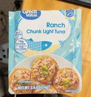 Mängden socker i Ranch chunk light tuna