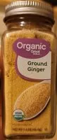 Mängden socker i Great Value Organic Ground Ginger, 1.6 oz