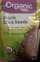 Mängden socker i Black chia seeds