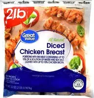 Mängden socker i Diced Chicken Breast