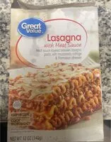 Mängden socker i Lasagna with meat sause