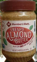 Mängden socker i Creamy almond butter