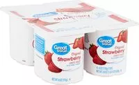 Mängden socker i Lowfat Strawberry Yogurt