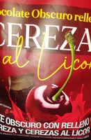 Mängden socker i Chocolate obscuro relleno de cerezas