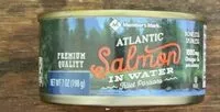 Mängden socker i Atlantic salmon in water