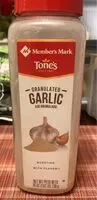 Mängden socker i Granulated garlic by Tone’s