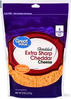 Mängden socker i Extra Sharp Cheddar Cheese