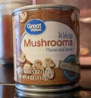 Mängden socker i White Mushroom pieces