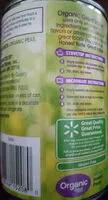 Mängden socker i Great Value Organic Sweet Peas No Salt Added, 15 Oz