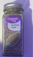 Mängden socker i Organic Great Value; Rubbed Sage