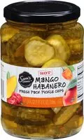 Mängden socker i Hot Mango Habanero Fresh Pack Pickle Chips