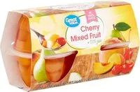 Mängden socker i Cherry mixed fruit