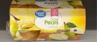 Mängden socker i Diced Pears in Juice